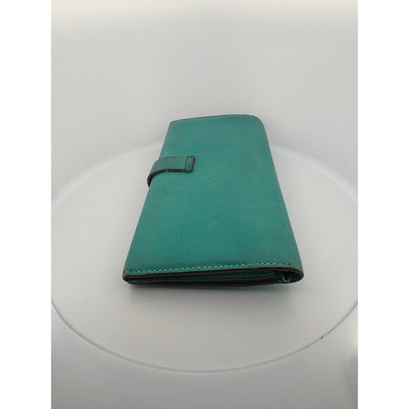 Hermès Bearn Wallet in Vert Turquoise Epsom Leather with Palladium Hardware - Picture 3 of 6